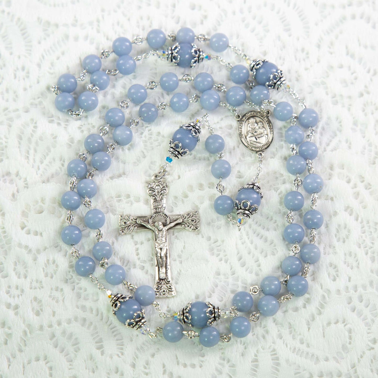 Angelite Rosary