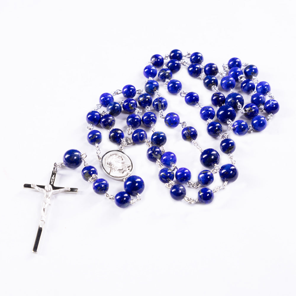 Blue Lapis Men's Rosary