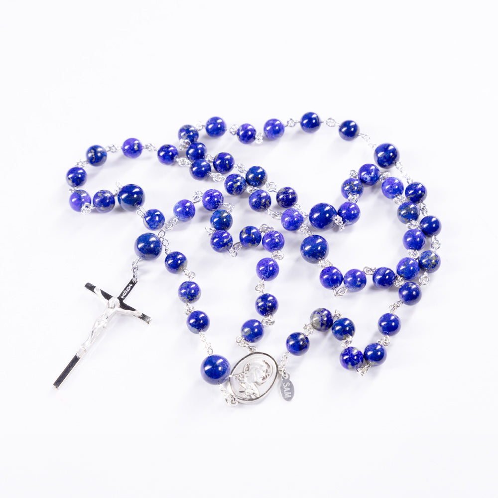 Blue Lapis Men's Rosary