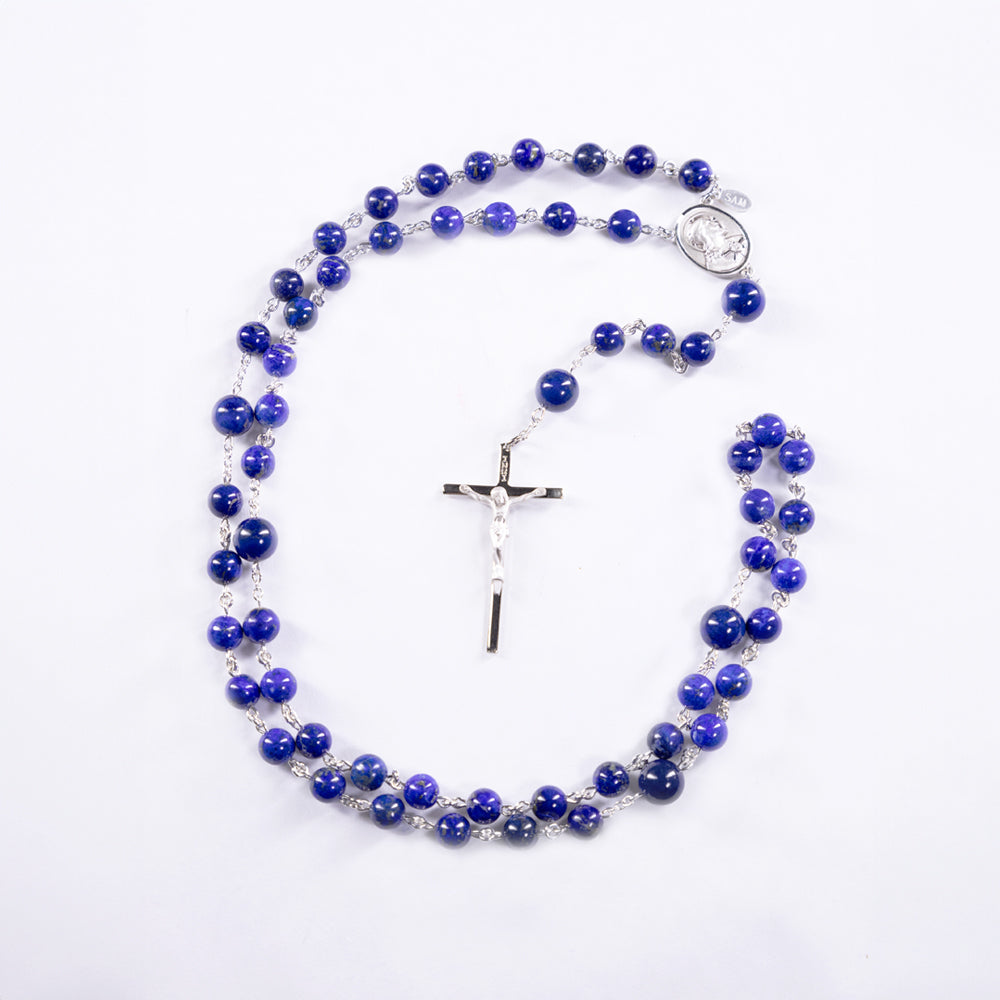 Blue Lapis Men's Rosary