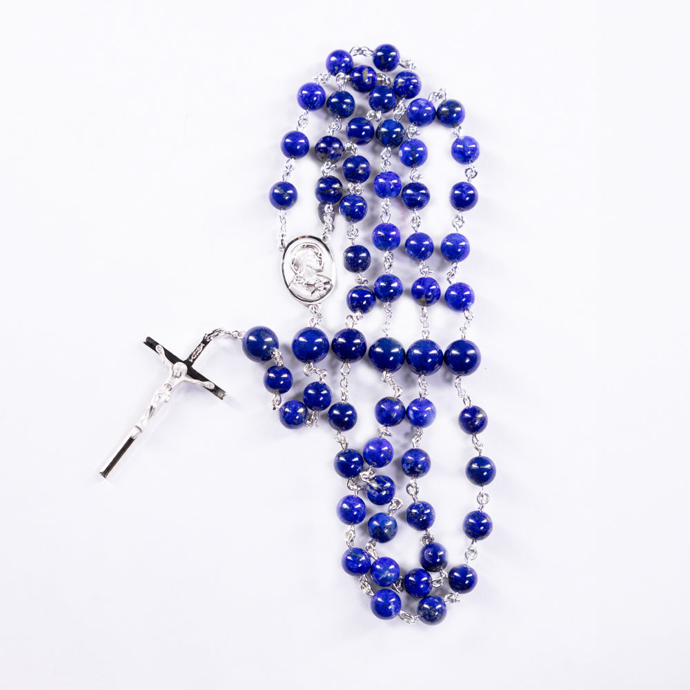 Blue Lapis Men's Rosary