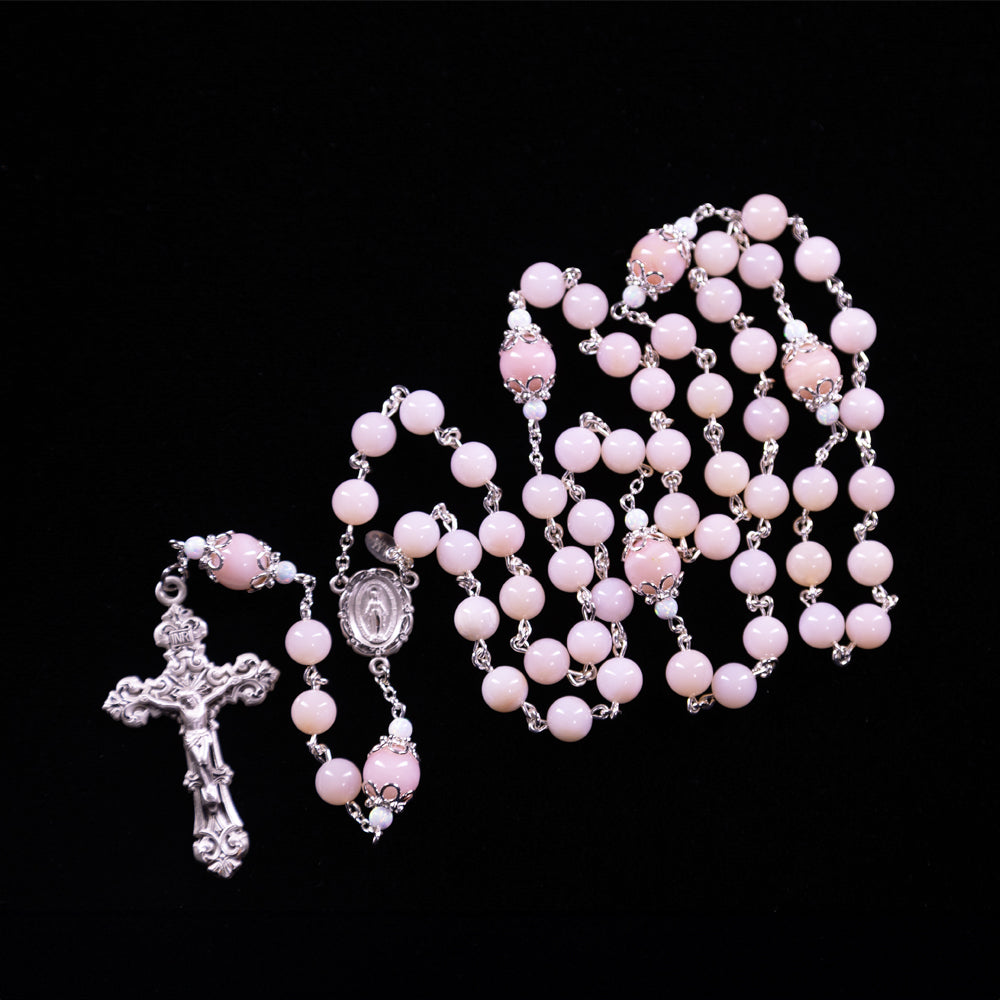 Pink Opal Women's Rosary