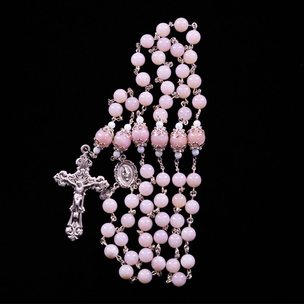 Pink Opal Women's Rosary