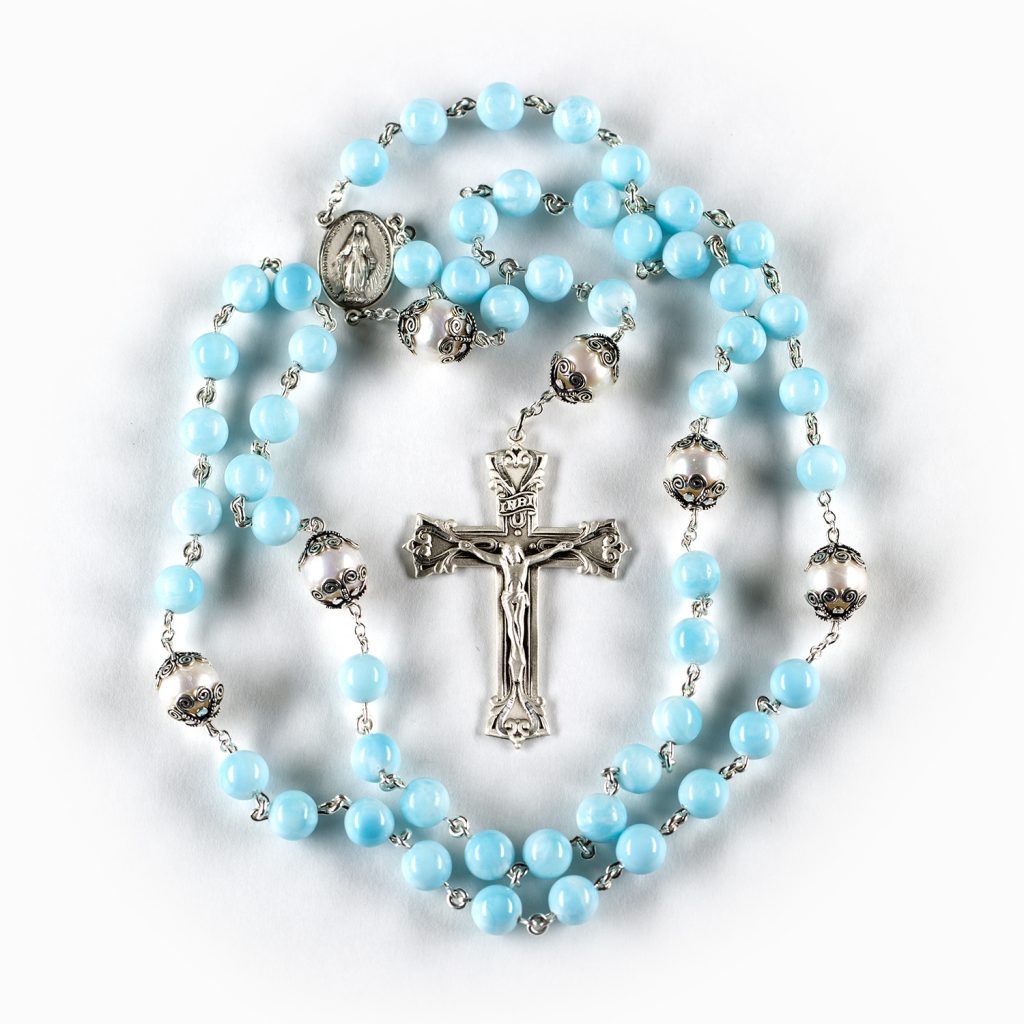 Hemimorphite & Fresh Water Pearl
