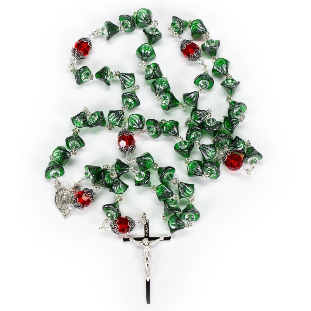 Christmas Bell Swarovski Rosary