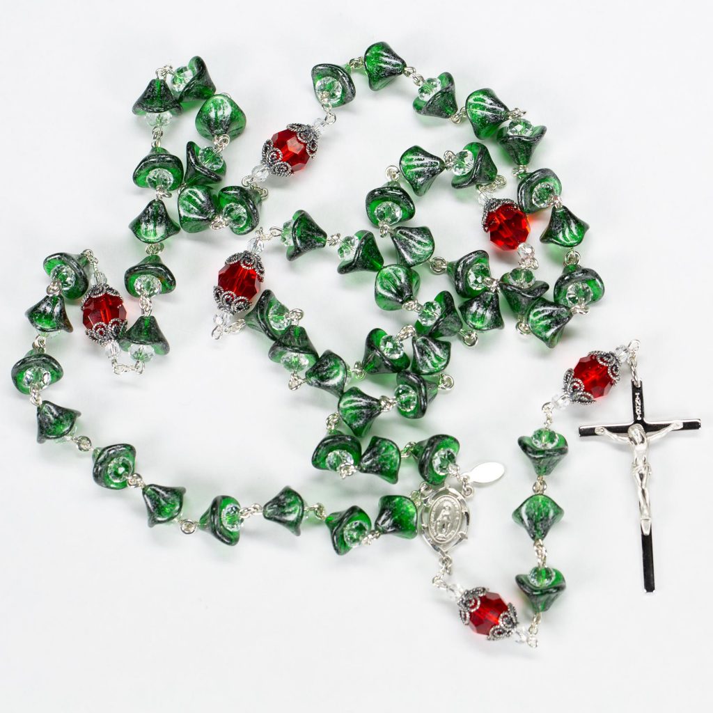 Christmas Bell Swarovski Rosary