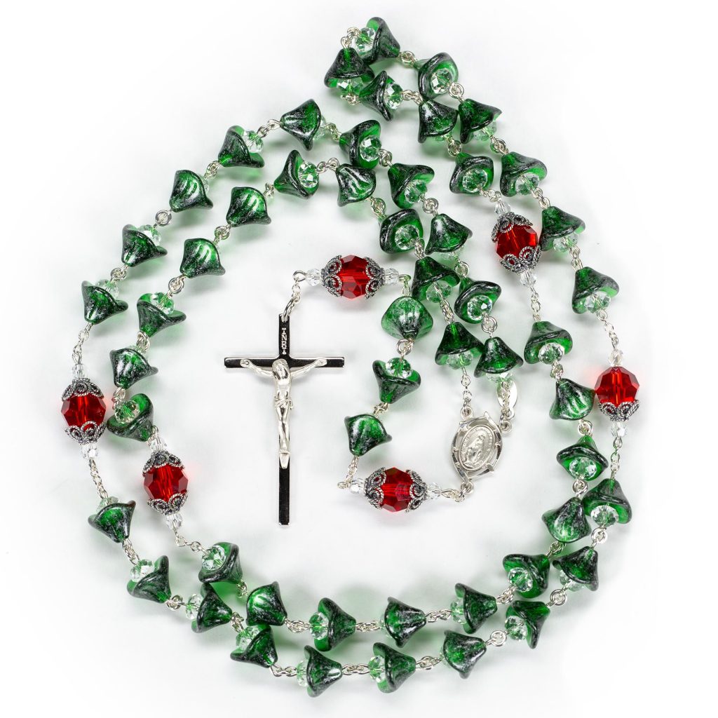 Christmas Bell Swarovski Rosary