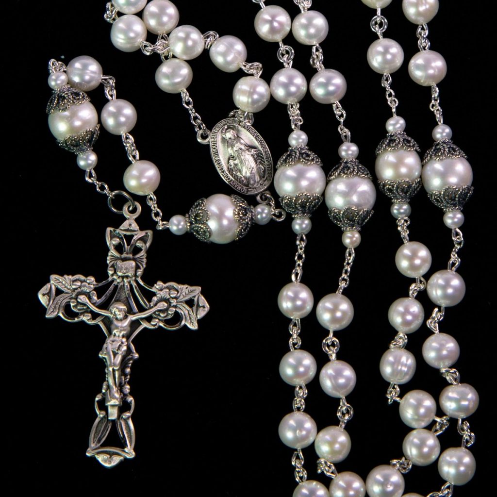 Freshwater Pearl Rosary | Handmade Catholic Rosary