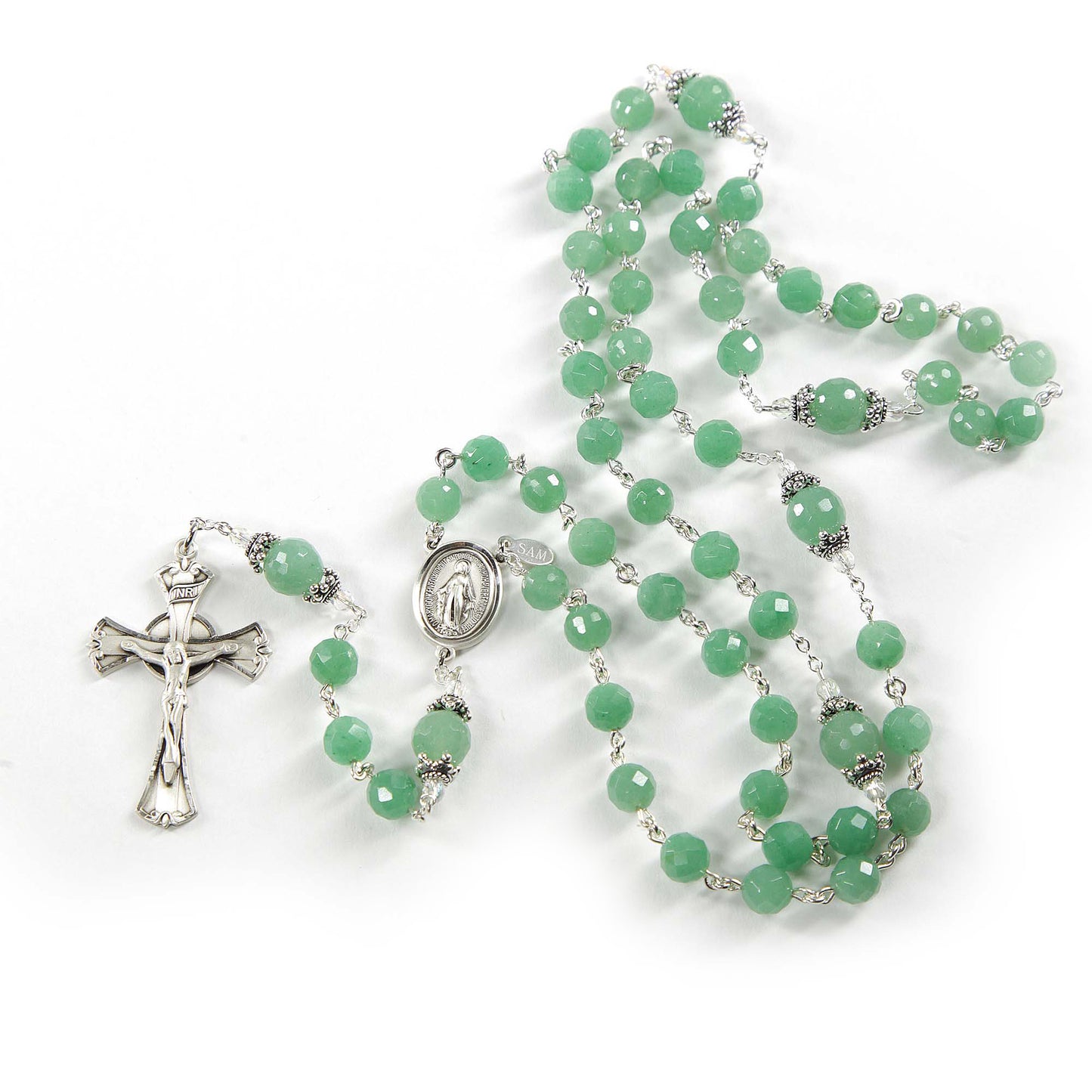 Aventurine Faceted Rosary