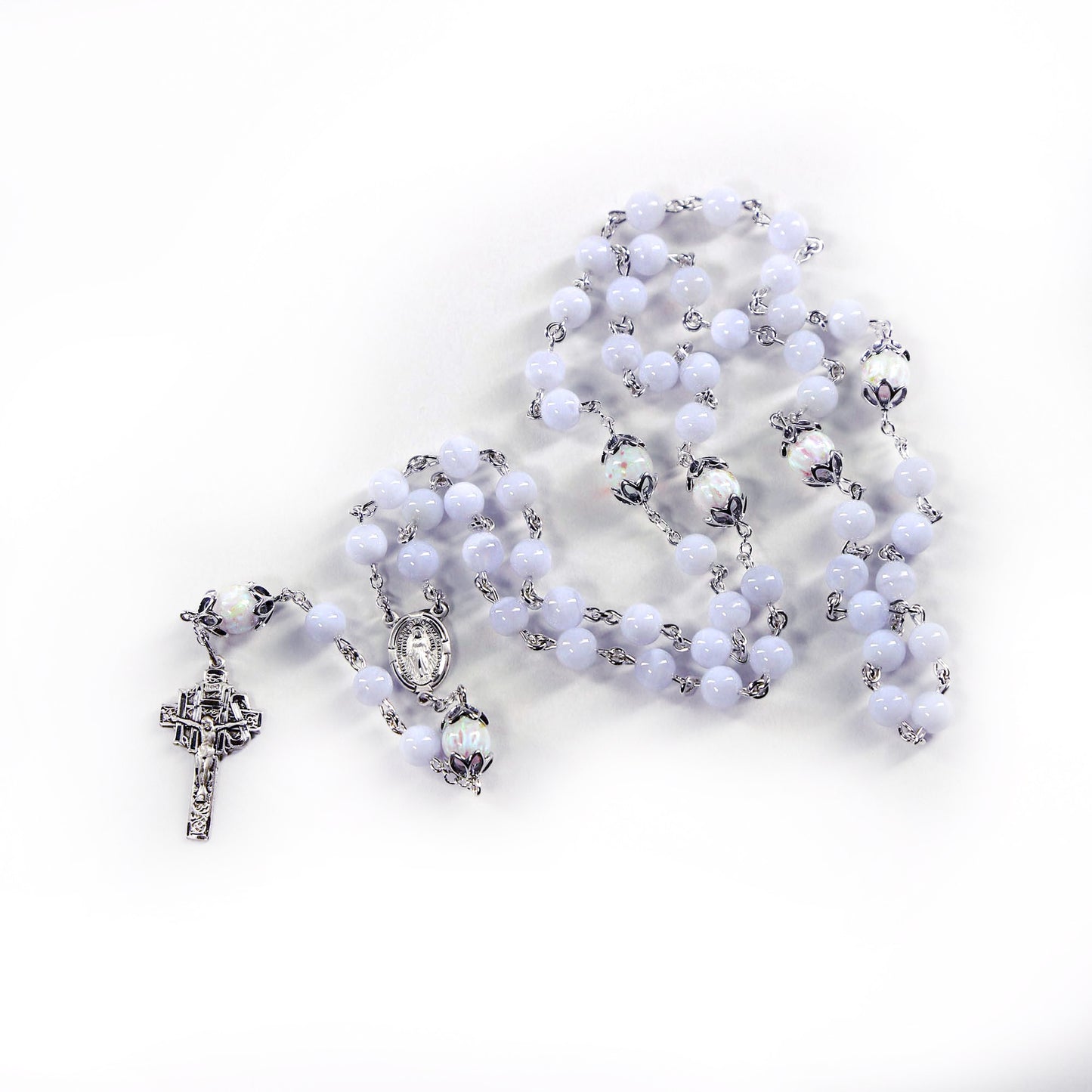 Chalcedony & Opal Rosary