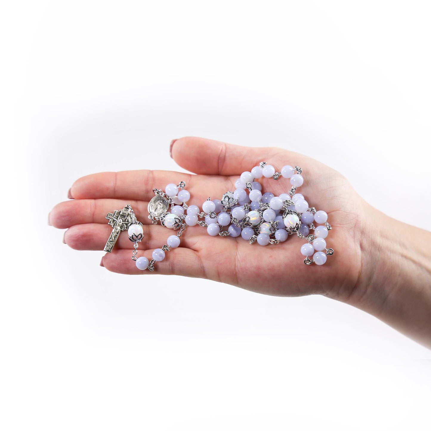 Chalcedony & Opal Rosary
