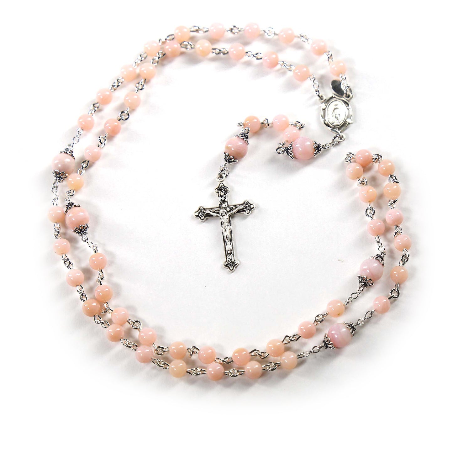 Pink Opal Rosary - 6mm