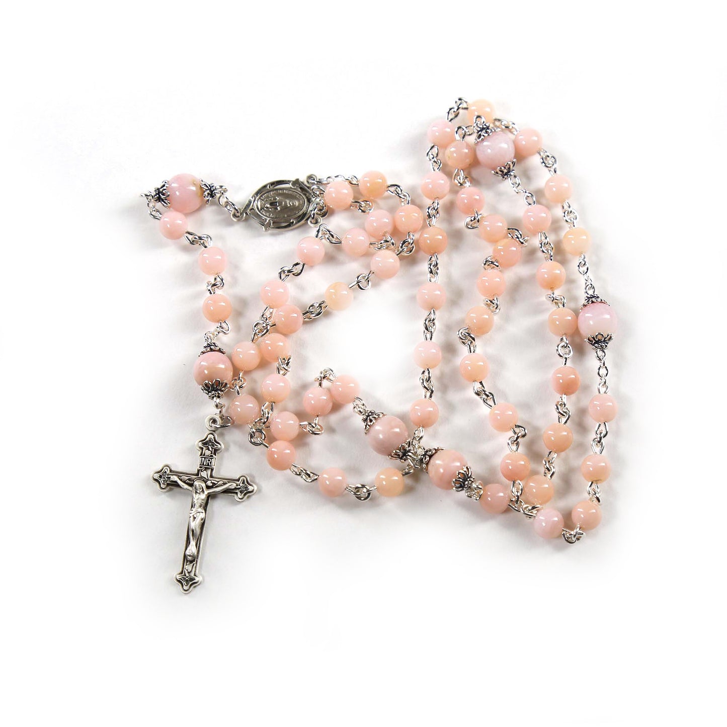 Pink Opal Rosary - 6mm