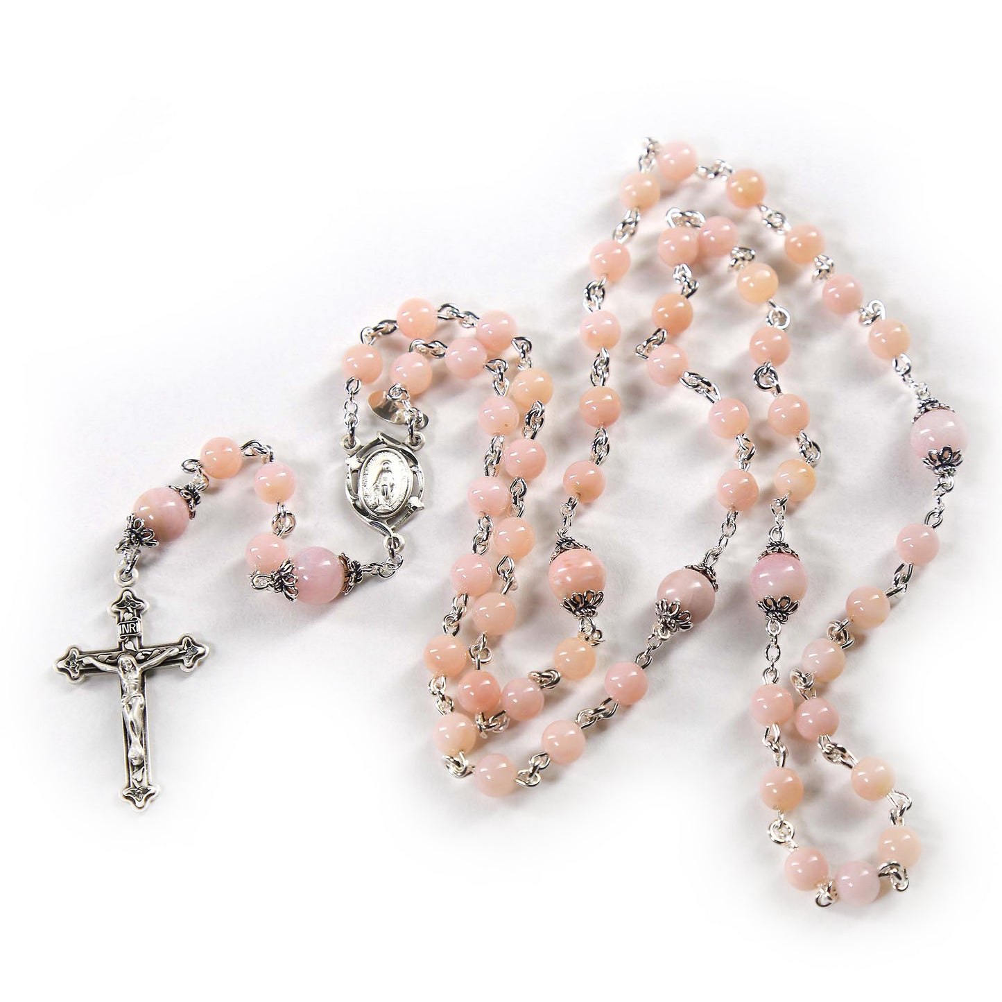 Pink Opal Rosary - 6mm