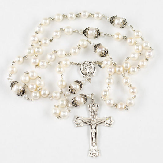 Freshwater Pearl Catholic Prayer Rosary