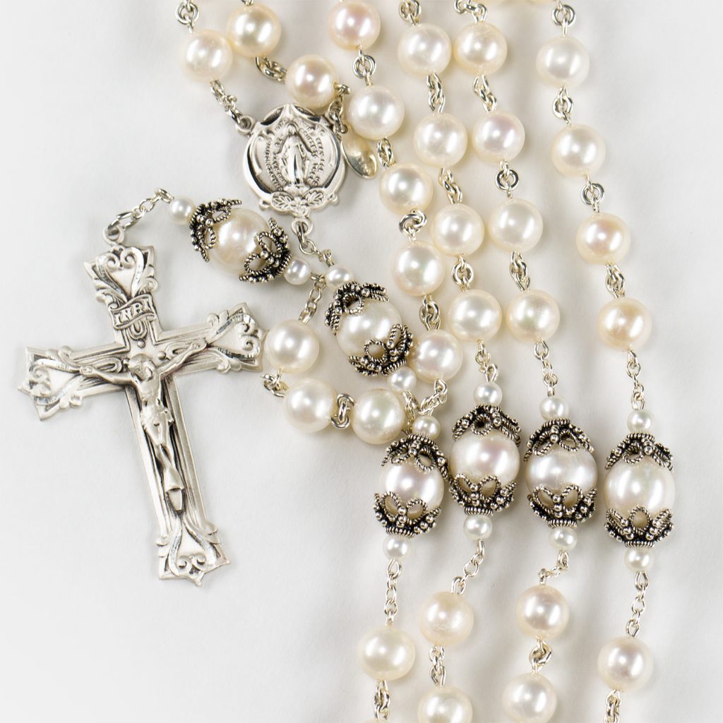 Freshwater Pearl Catholic Prayer Rosary