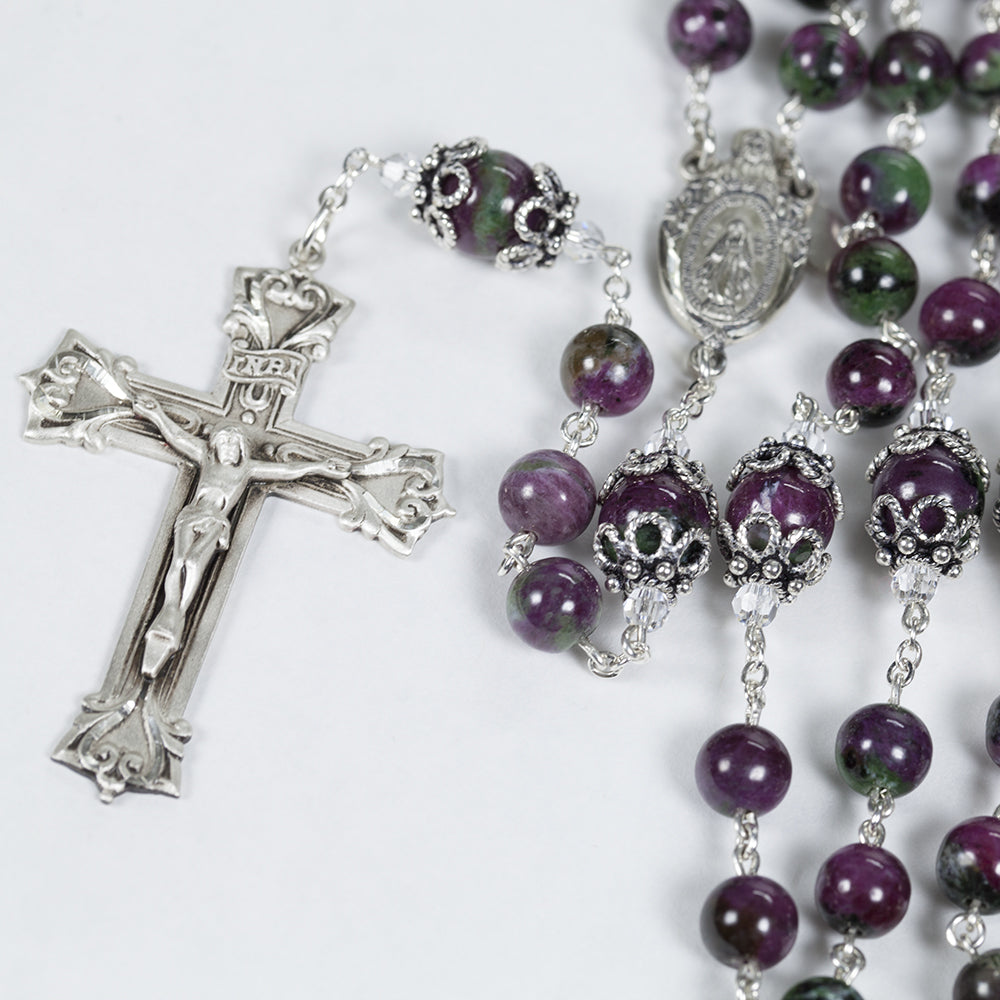 Rubyzoisite Catholic Women's Rosary