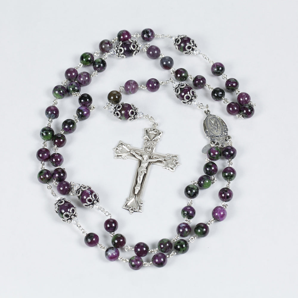 Rubyzoisite Catholic Women's Rosary