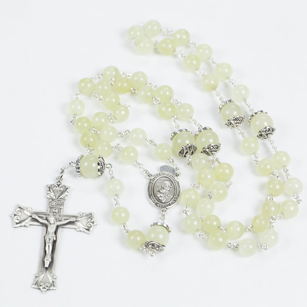 New Jade Rosary for Catholic Women