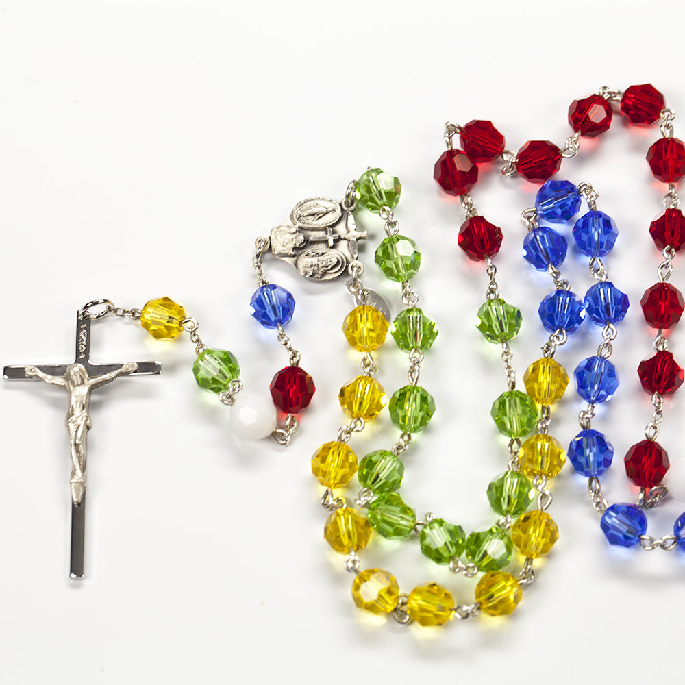 Handmade World Mission Rosary designed by Bishop Fulton Sheen