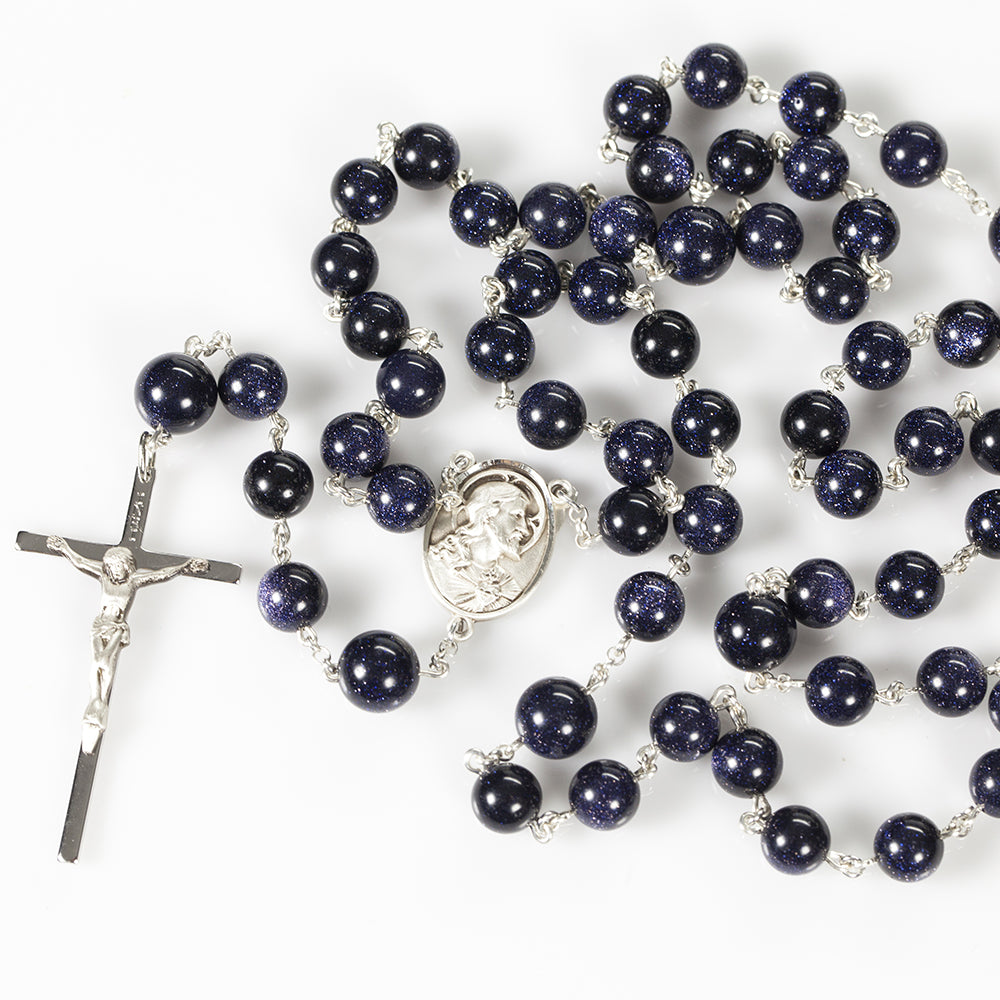 Blue Sandstone Men's Rosary