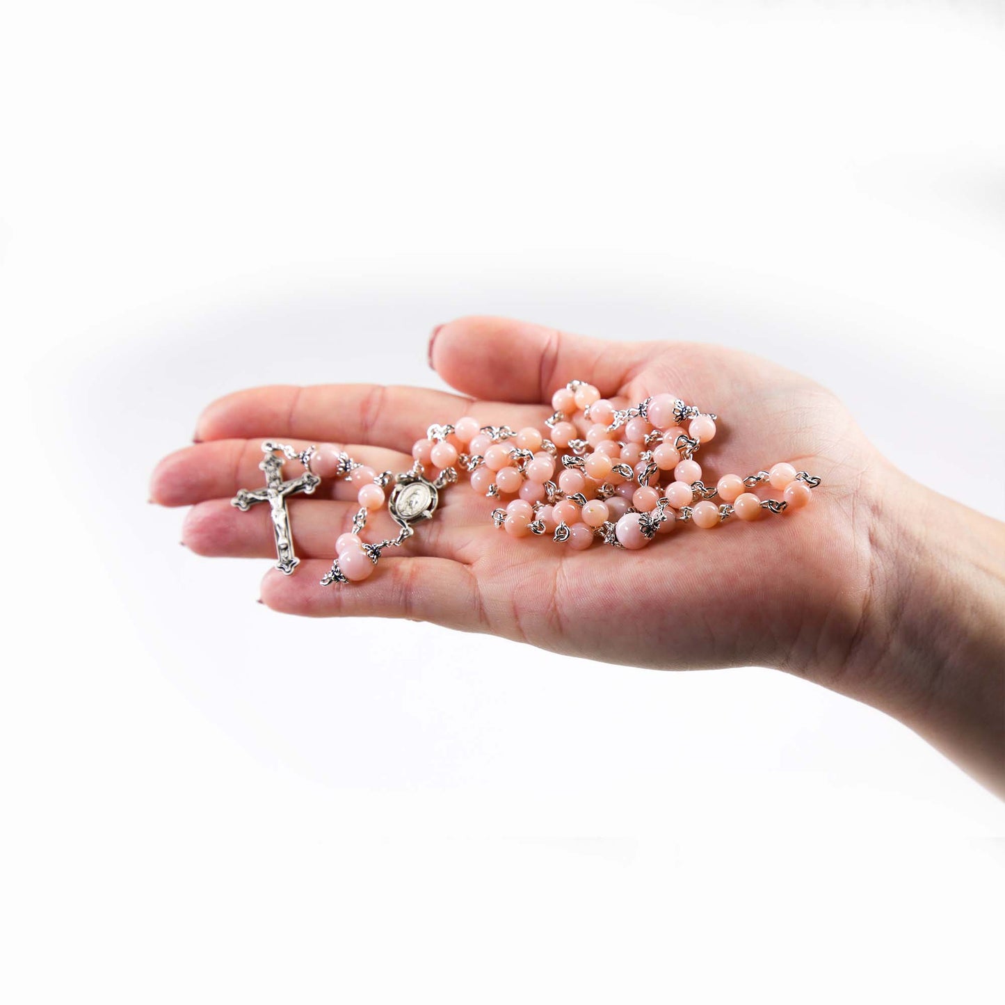Pink Opal Rosary - 6mm