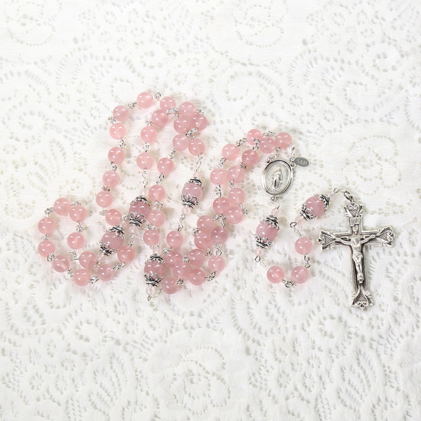 Madagascar Rose Quartz Rosary
