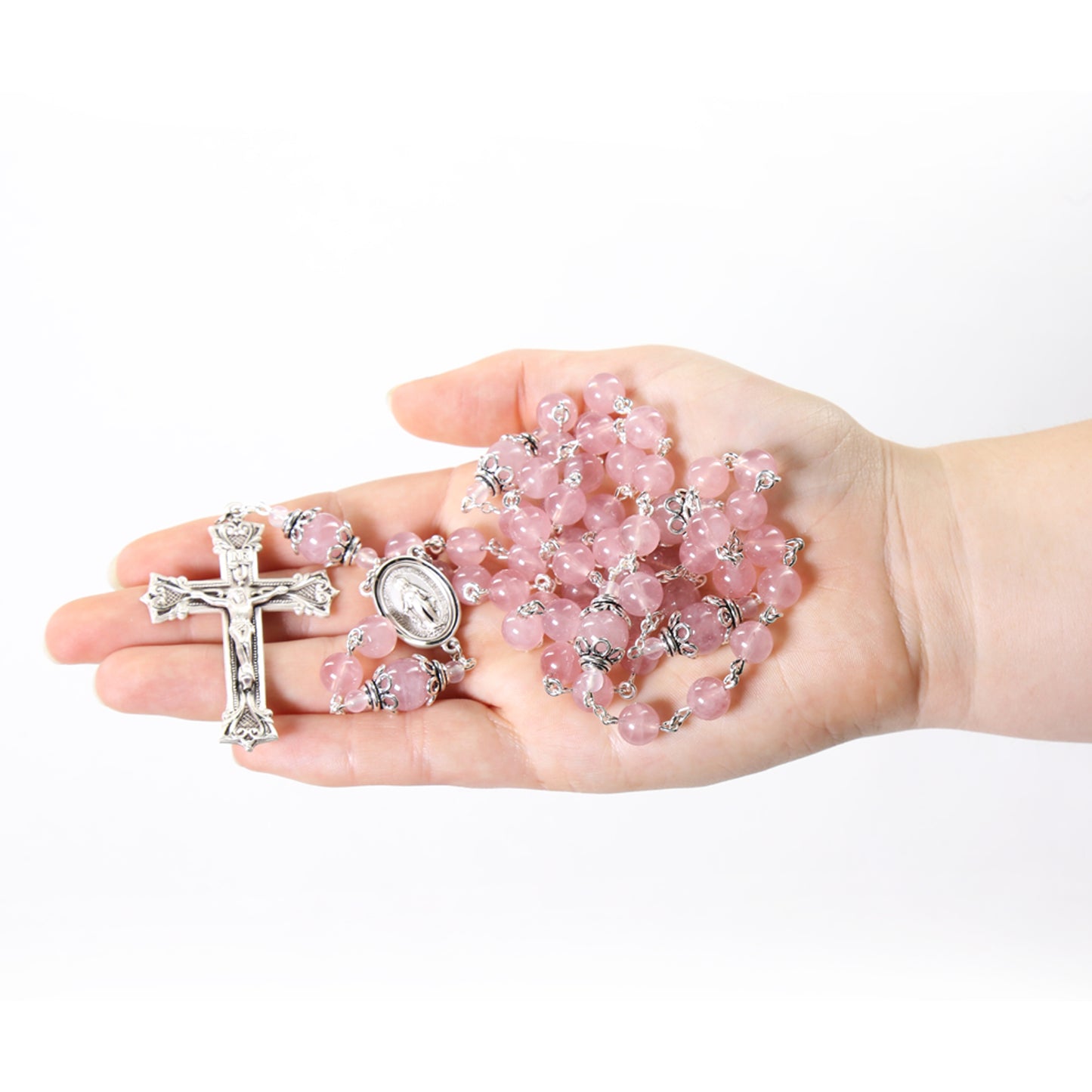 Madagascar Rose Quartz Rosary