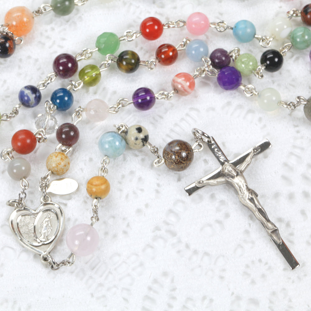 Heirloom, Custom We Are One Body Catholic Rosary for Men or Women