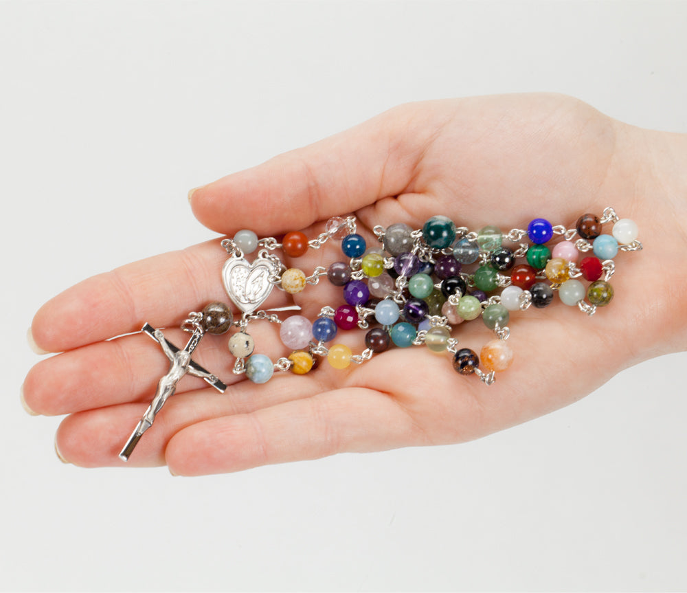 Heirloom, Custom We Are One Body Catholic Rosary for Men or Women