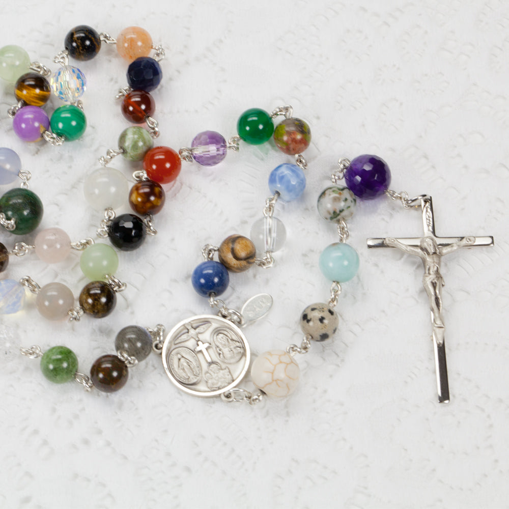 8mm We Are One Body Catholic Rosary