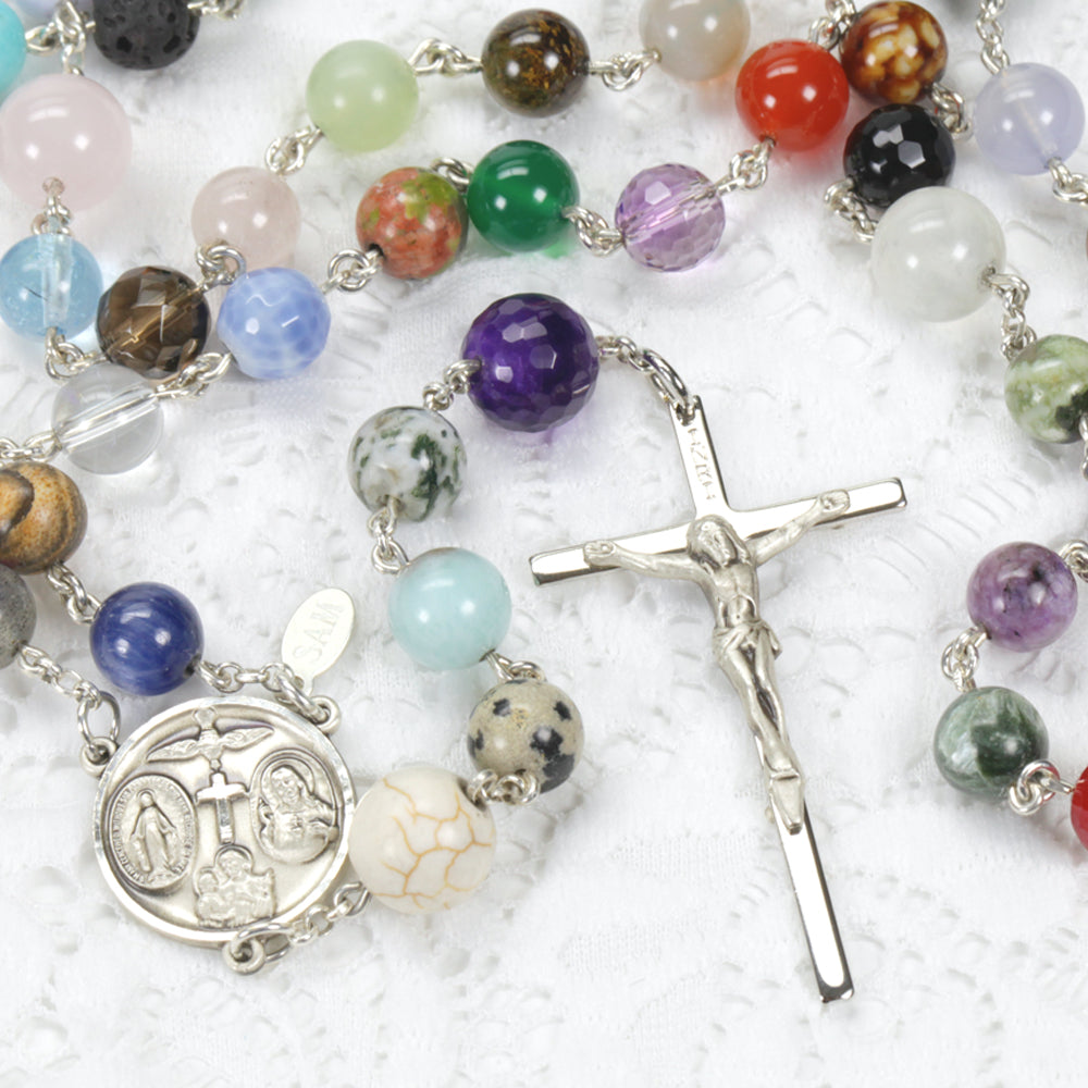 8mm We Are One Body Catholic Rosary