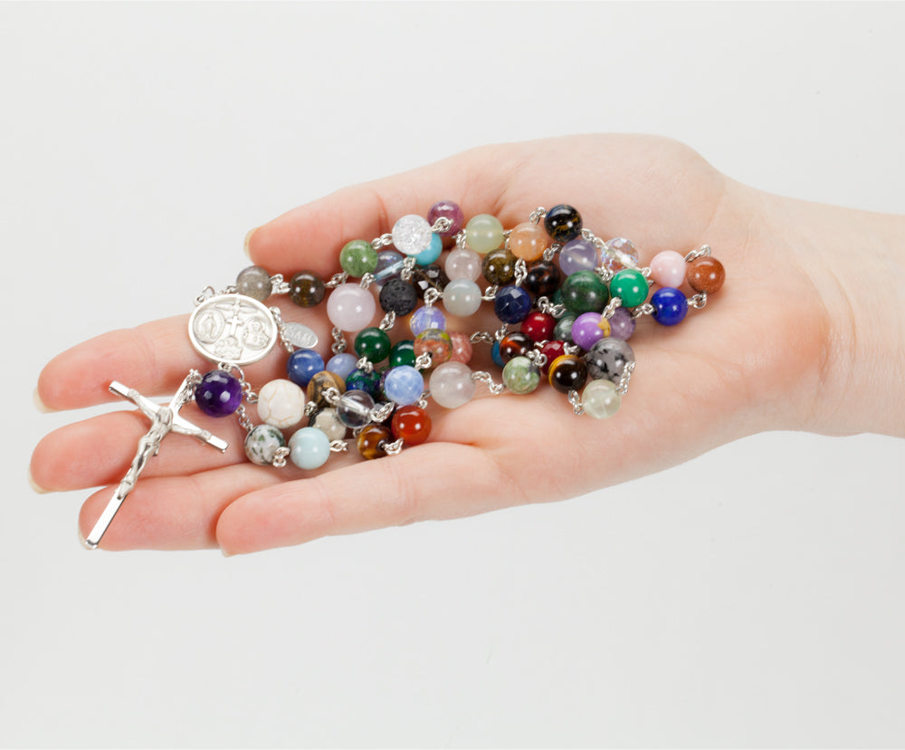 8mm We Are One Body Catholic Rosary