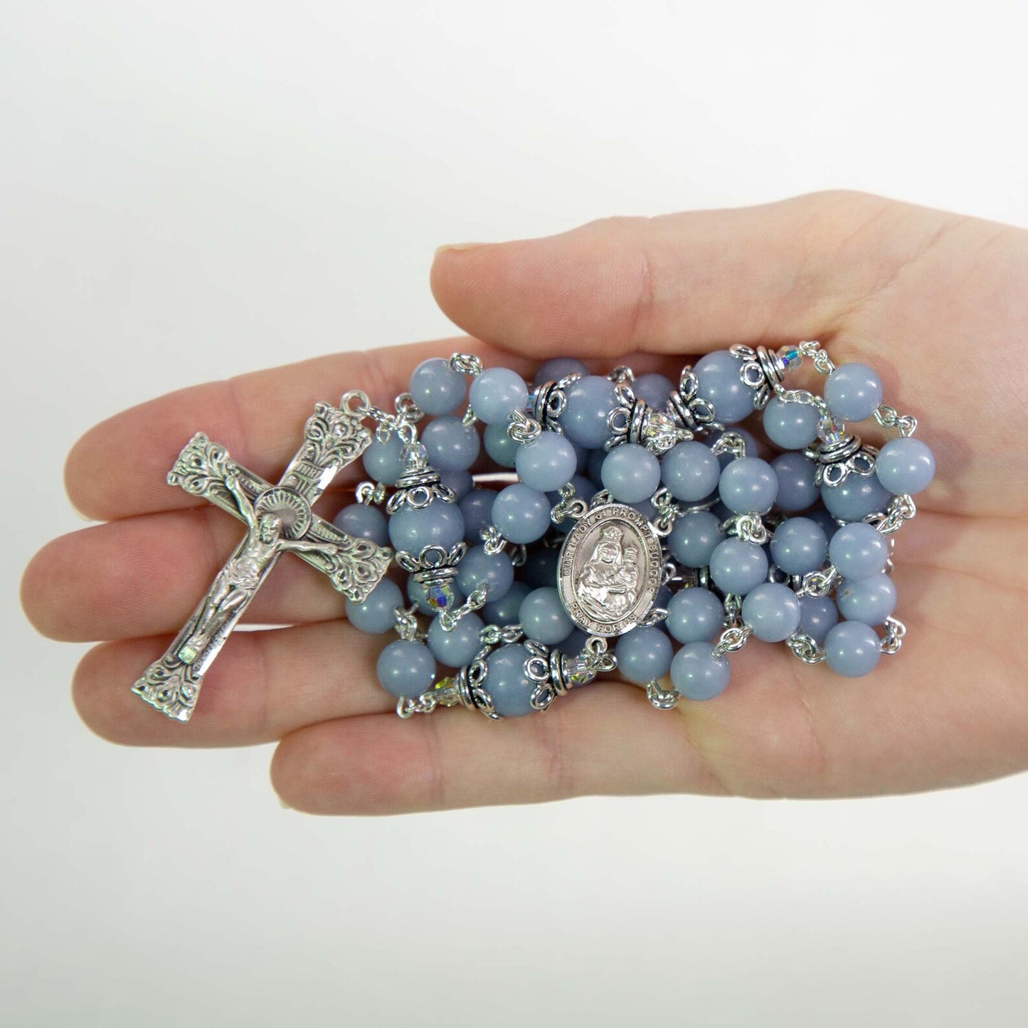 Angelite Rosary