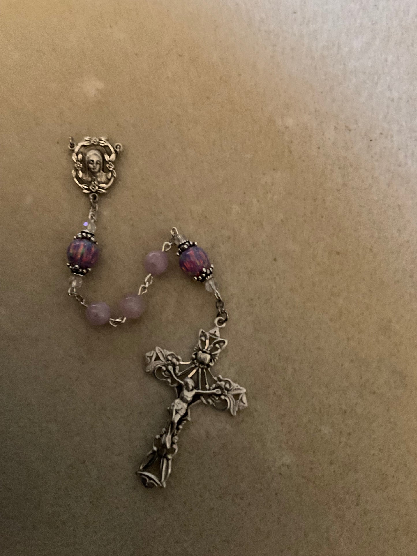 Opal Custom Rosary