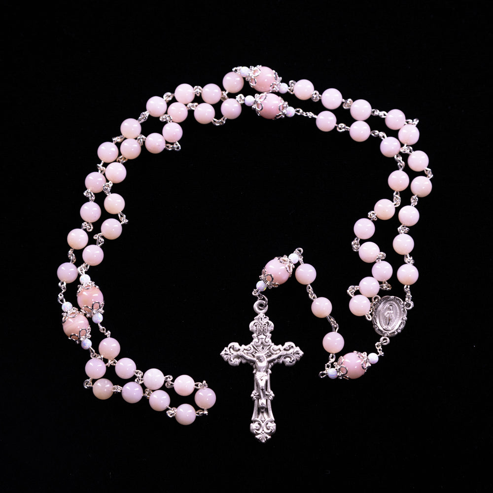 Pink Opal Women's Rosary