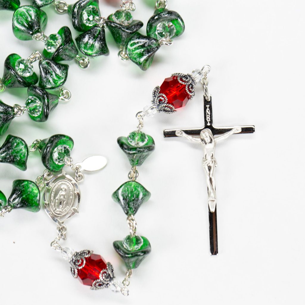 Christmas Bell Swarovski Rosary