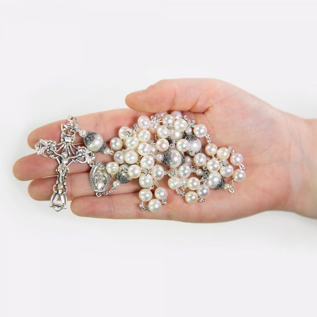 Freshwater Pearl Rosary | Handmade Catholic Rosary