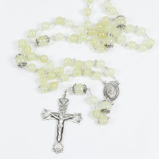New Jade Rosary for Catholic Women