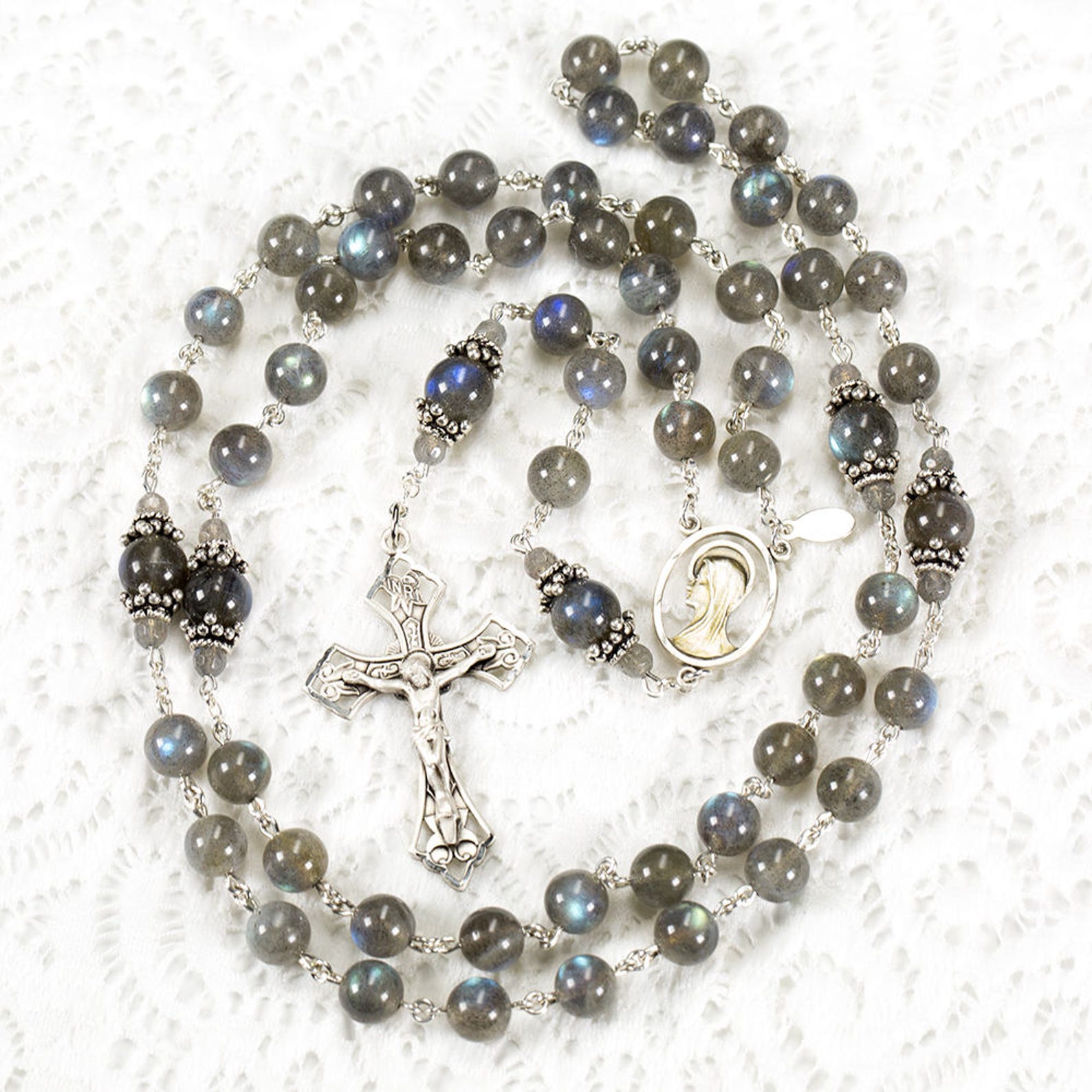 Labradorite Catholic Rosary
